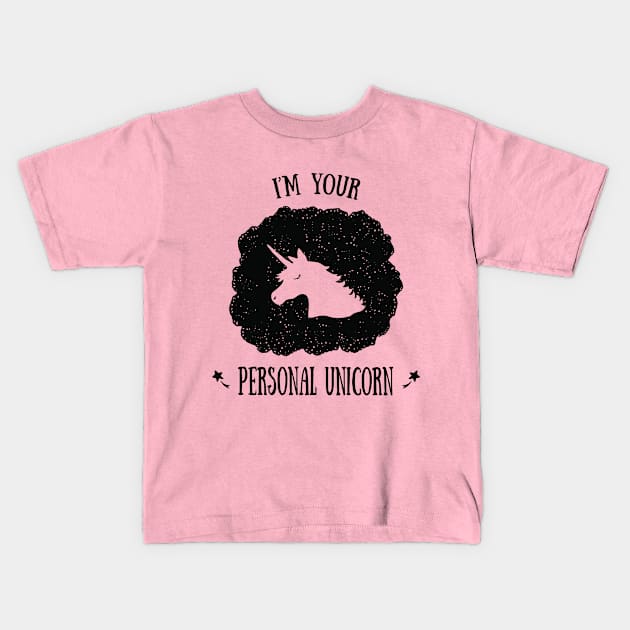 PERSONAL UNICORN Kids T-Shirt by BobbyG